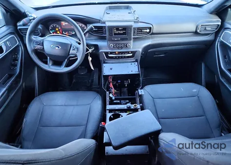 2021 Ford Explorer Police Interceptor from USA, damaged, VIN 1FM5K8AB9MGC00849